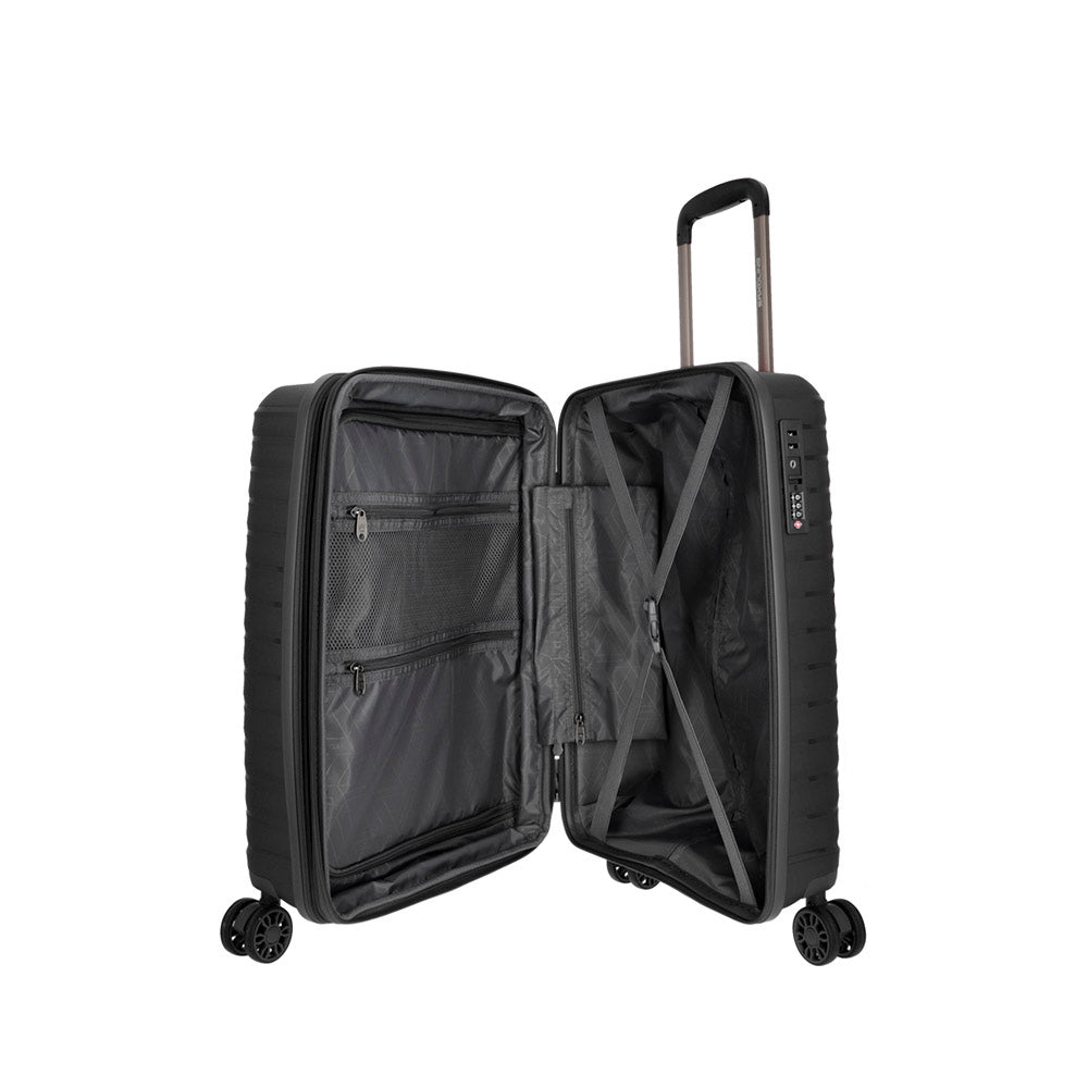 saxoline Maleta de cabina Titanium Impact Pro negra En oferta