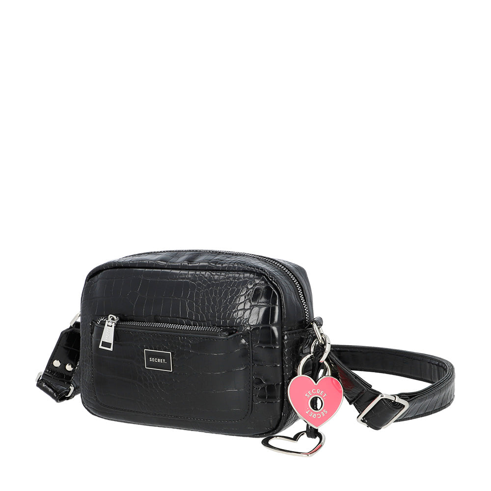 saxoline Bandolera Love negra Mejor oferta