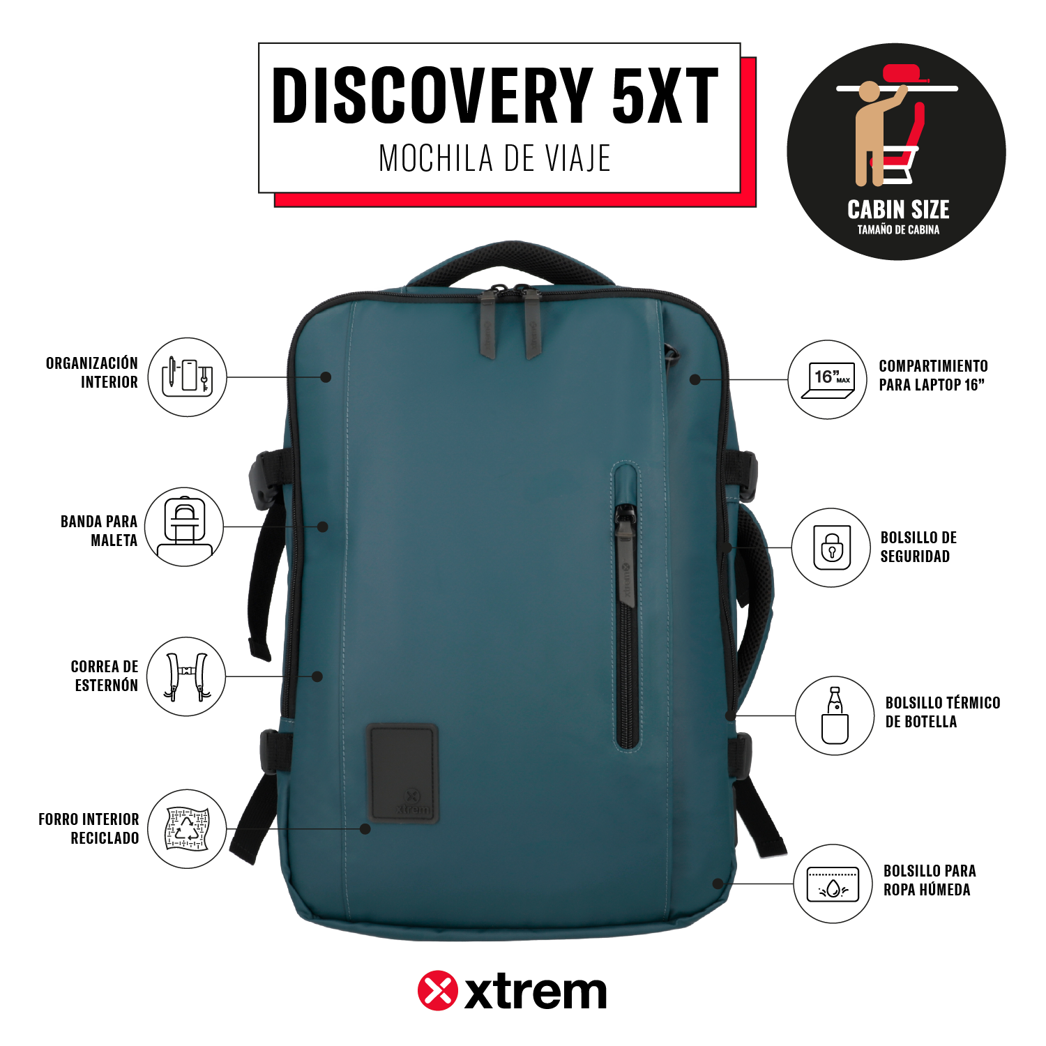 saxoline Mochila de viaje Discovery eternity Oferta especial
