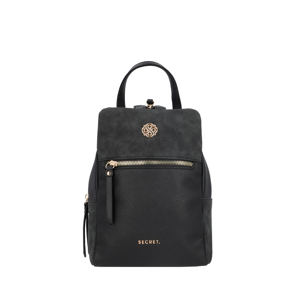 saxoline Mochila Manhattan negra mediana