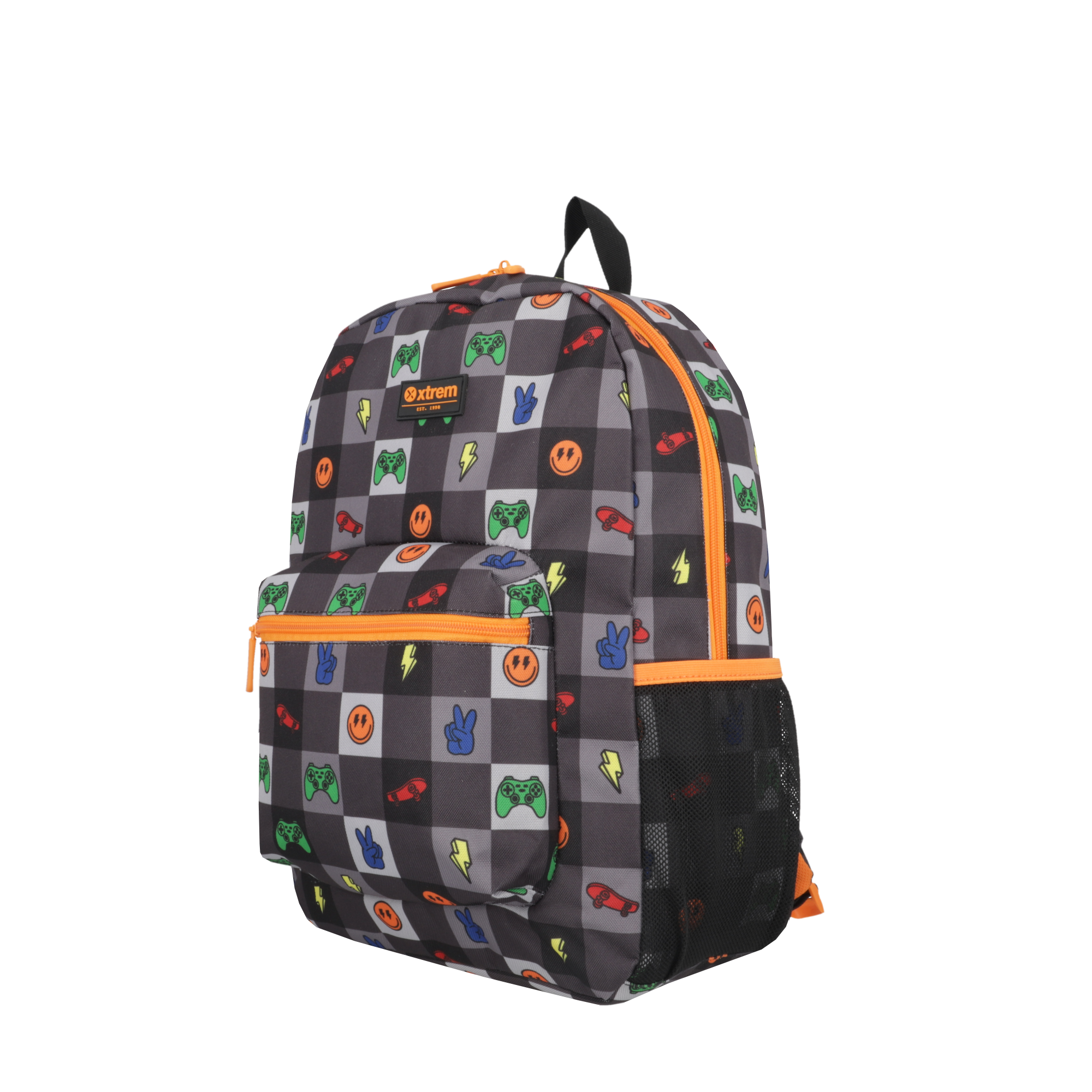 saxoline Set mochila + lonchera + estuche Triple Pack negro gamer Envío gratis