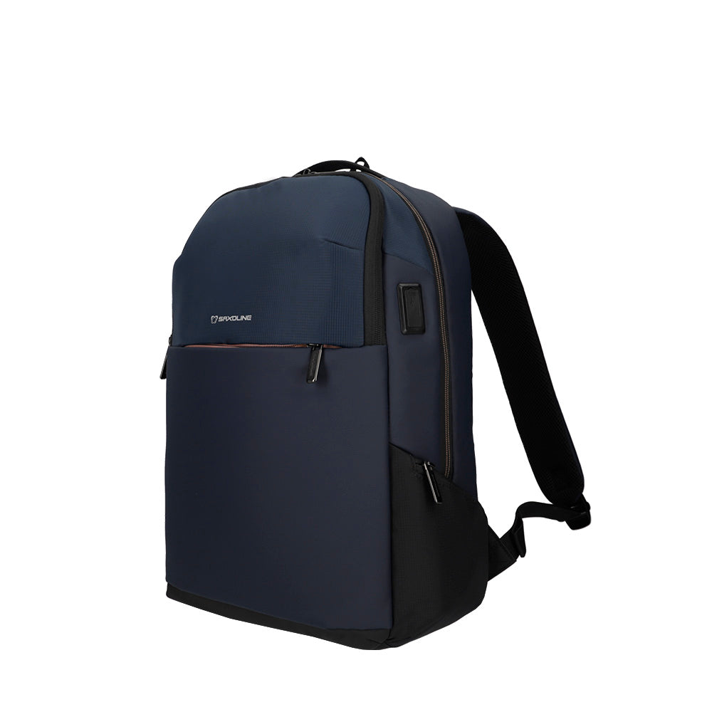 saxoline Mochila para notebook 16" de hombre Upway azul Rebajas de fábrica