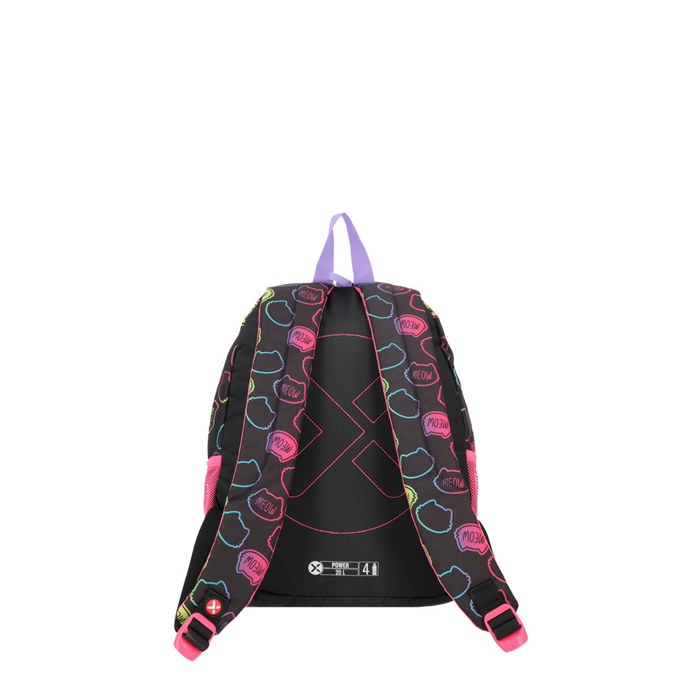 saxoline Mochila Power negra gato Tienda