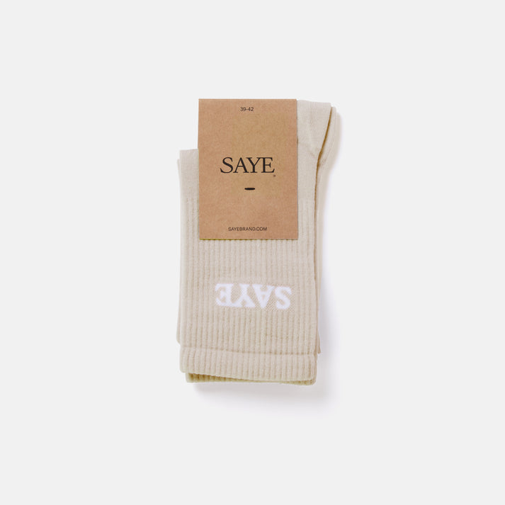 saye Mid-crew Everyday Socks - Almond Promoción trimestral