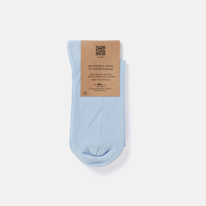 saye Mid-crew Everyday Socks - Sky Rebajas