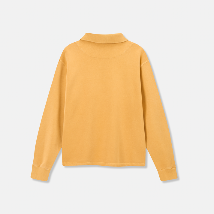 saye Sweatshirt Polo Mustard Libre de impuestos