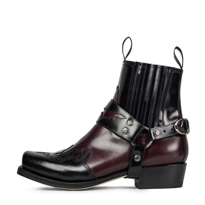 sendra 7811  BLUES  FLORENTIC NEGRO  FLORA ROJO DIRTY