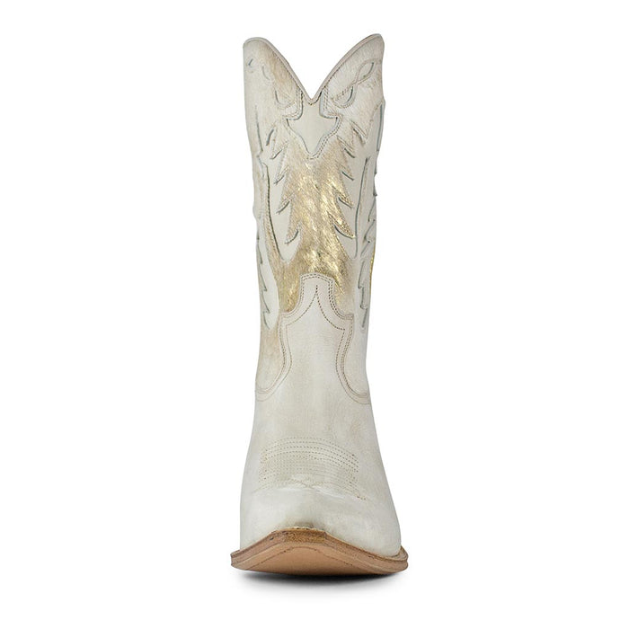 sendra 18833 LULA FLOTA OFF WHITE LAVA PONY LAME WHITE C63 Tienda