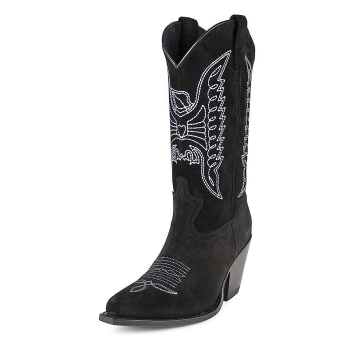 sendra 16800 Lula Serraje Negro Descuento por venta flash