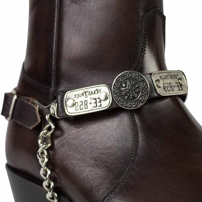 sendra ARNES 53 ARNESES CHARRO MARRON NIQUEL+NEGRO Oferta especial de fábrica