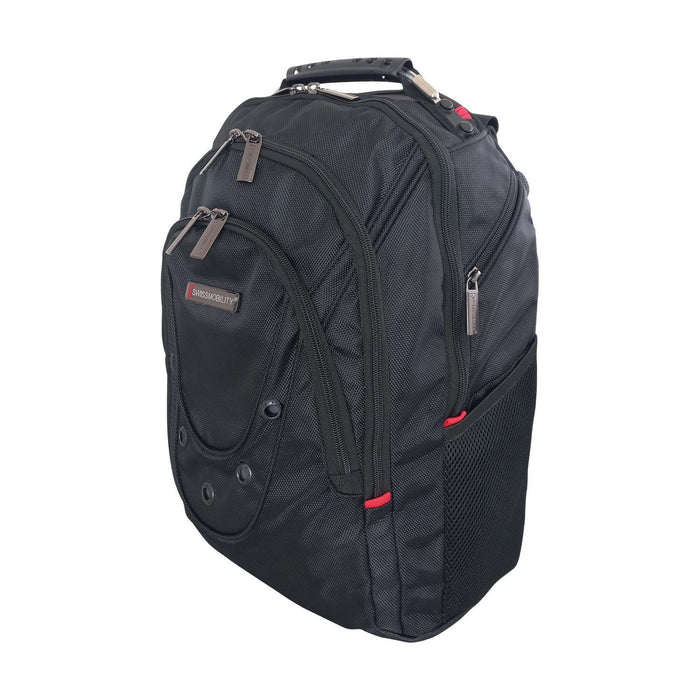 swiss mobility Mochila Portalaptop 17'' BEVERIN Swissmobility Color Negro COMPRAR AHORA
