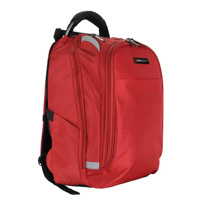 swiss mobility Mochila Swissmobility Zion para Laptop de 15.6'' Color Rojo Oferta especial de fábrica
