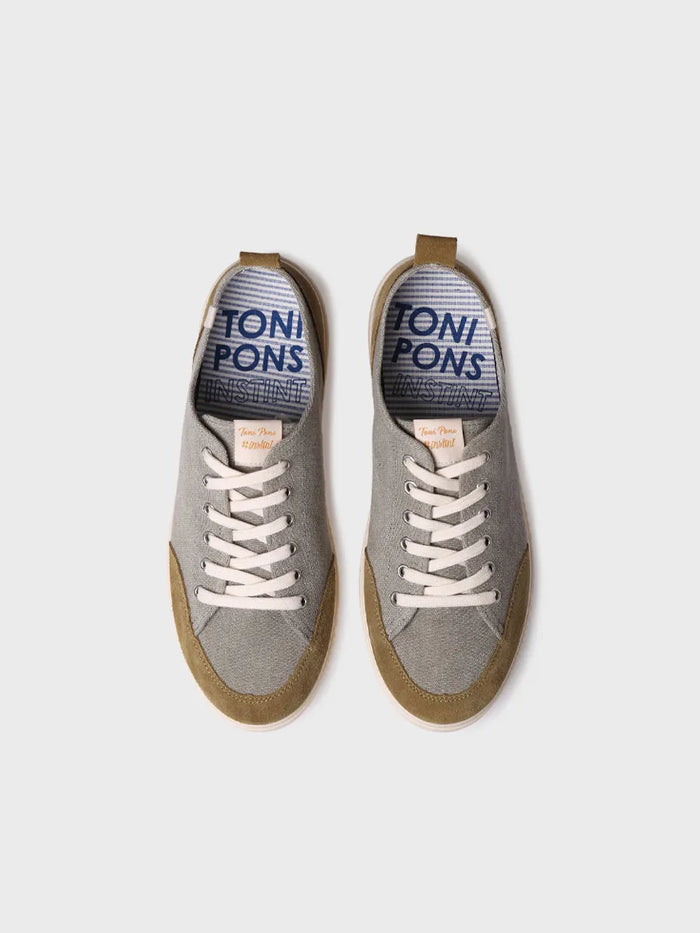 toni pons IRON - Zapatilla deportiva de hombre en algodón con cordones | IRON En oferta