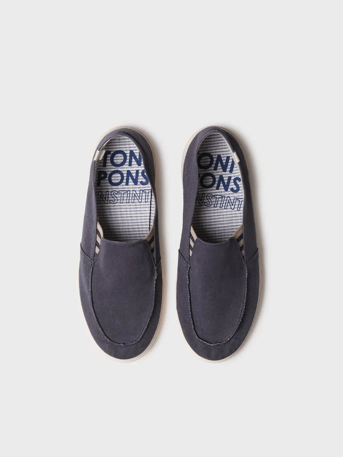 toni pons ILARI - Zapato cerrado de hombre en algodón con elásticos laterales | ILARI Última moda