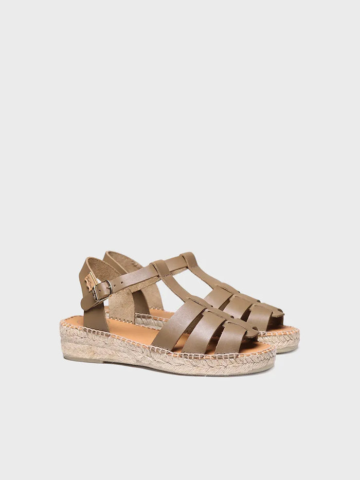 toni pons EMMA - Sandalias cangrejeras planas de mujer en piel | EMMA Outlet online