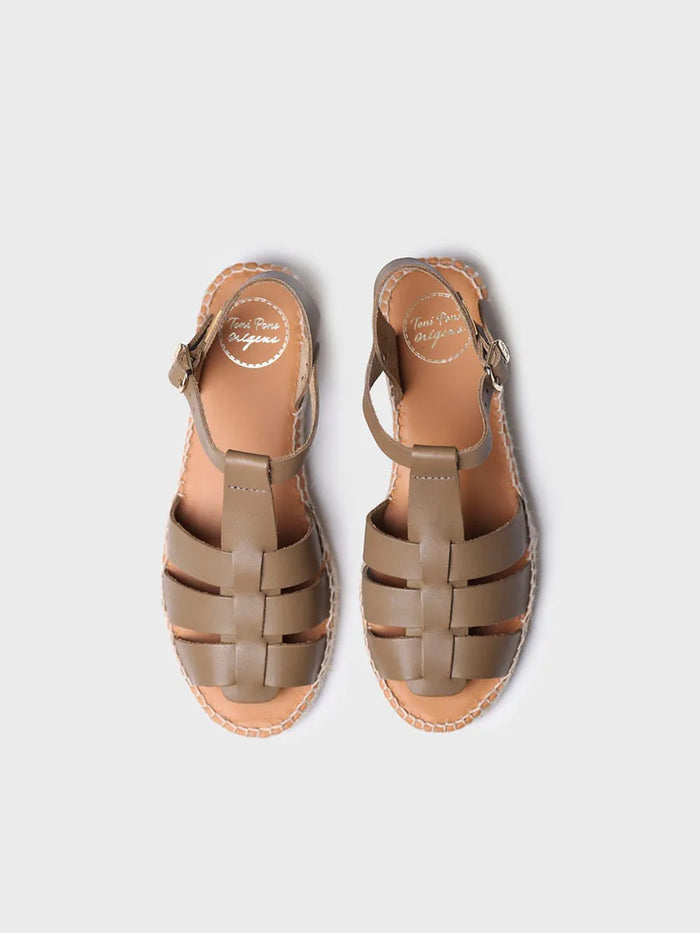 toni pons EMMA - Sandalias cangrejeras planas de mujer en piel | EMMA Outlet online