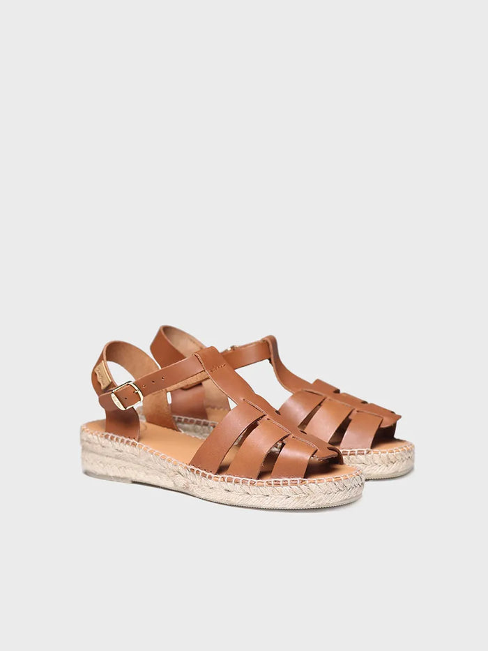 toni pons EMMA - Sandalias cangrejeras planas de mujer en piel | EMMA Rebajas
