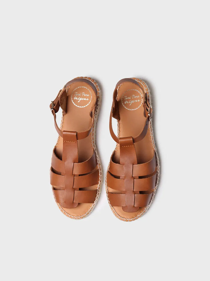 toni pons EMMA - Sandalias cangrejeras planas de mujer en piel | EMMA Rebajas