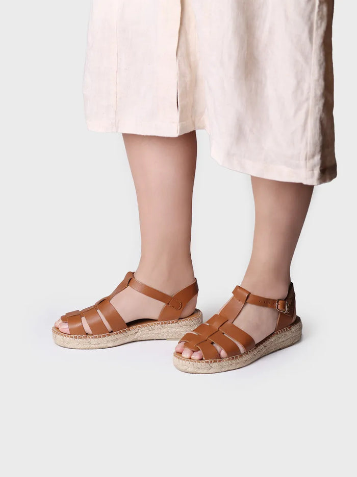 toni pons EMMA - Sandalias cangrejeras planas de mujer en piel | EMMA Rebajas