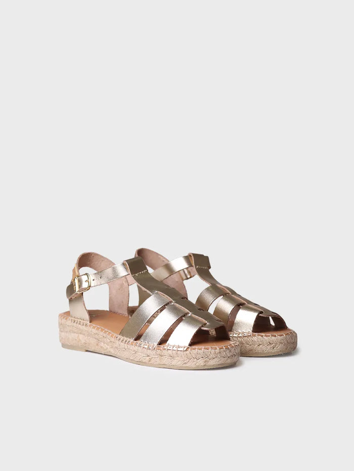 toni pons EMMA - Sandalias cangrejeras planas de mujer en piel | EMMA Ofertas