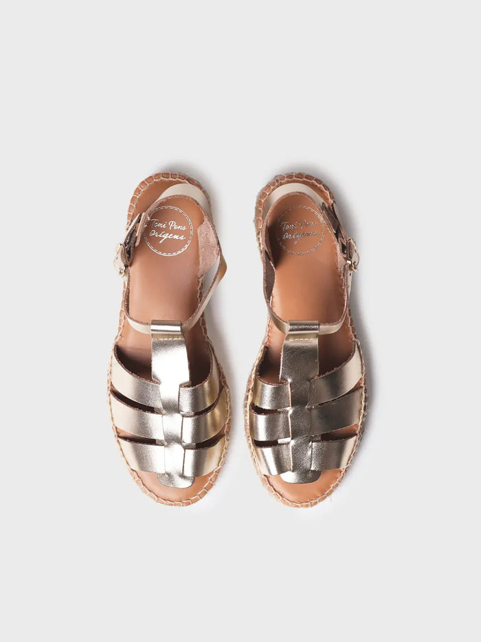 toni pons EMMA - Sandalias cangrejeras planas de mujer en piel | EMMA Ofertas