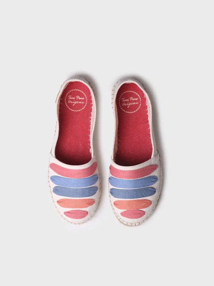 toni pons ROSE-CM - Alpargata plana con cintas para mujer | ROSE-CM Solo queda un día