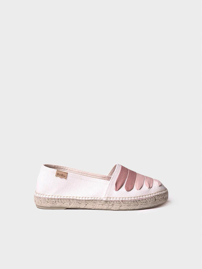 toni pons ROSE-CM - Alpargata plana con cintas para mujer | ROSE-CM