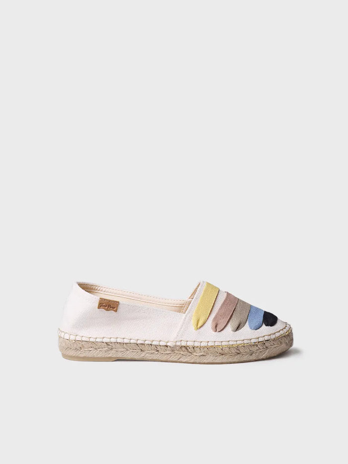 toni pons ROSE-CM - Alpargata plana con cintas para mujer | ROSE-CM