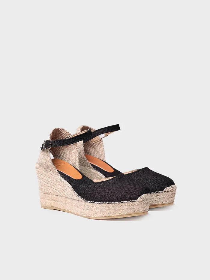 toni pons LAIA-NT - Alpargata con cuña de mujer en lino | LAIA-NT Ventas relámpago