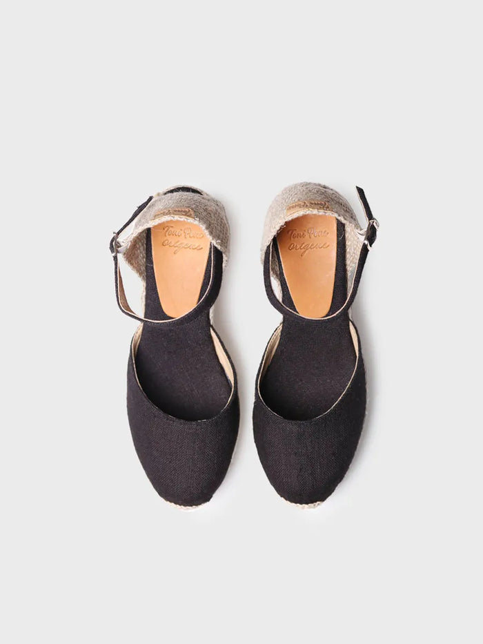 toni pons LAIA-NT - Alpargata con cuña de mujer en lino | LAIA-NT Ventas relámpago