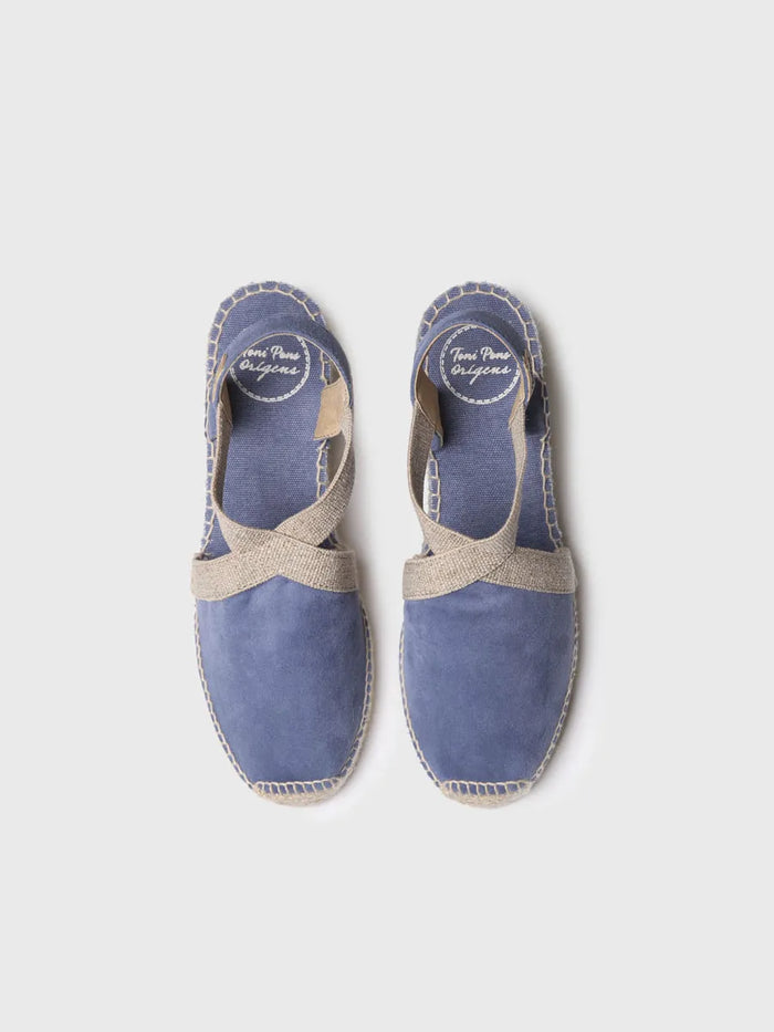 toni pons TONA - Alpargata de ante de mujer con elásticos | TONA Rebajas online