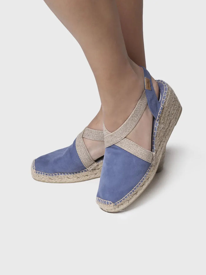 toni pons TONA - Alpargata de ante de mujer con elásticos | TONA Rebajas online