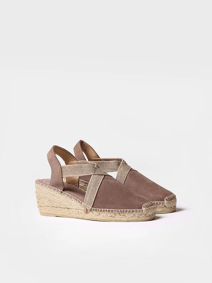 toni pons TONA - Alpargata de ante de mujer con elásticos | TONA Rebajas top