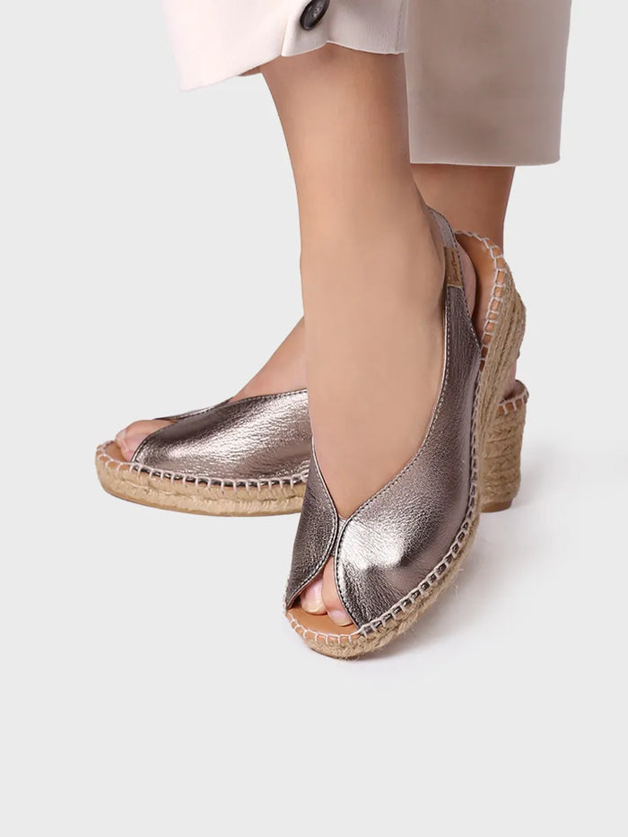 toni pons LAILA-P - Alpargata de cuña estilo peep toe | LAILA-P Grandes descuentos