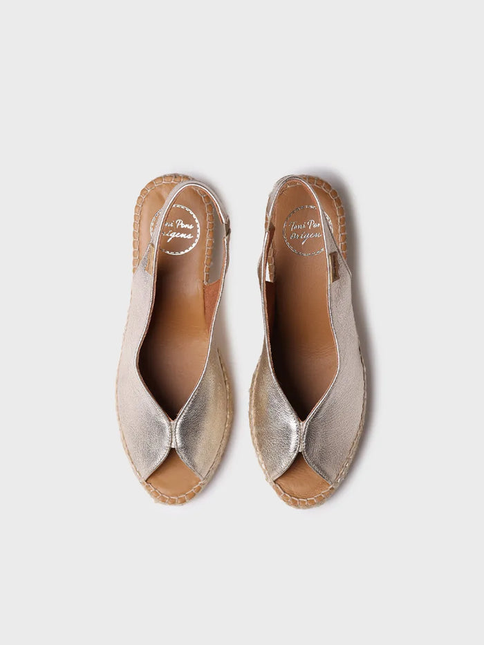 toni pons LAILA-P - Alpargata de cuña estilo peep toe | LAILA-P Envío internacional gratuito