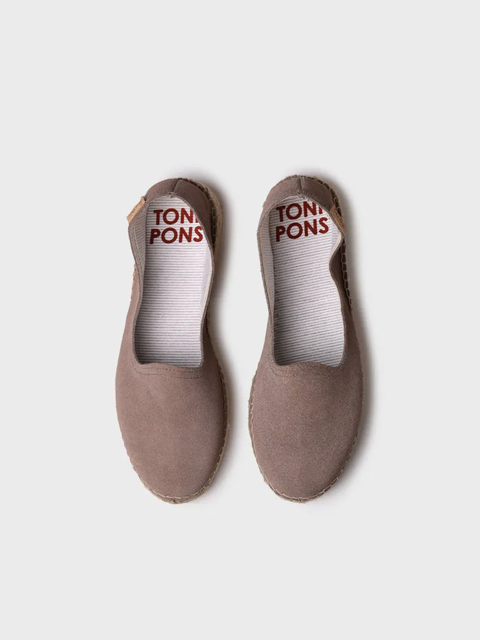 toni pons KEIRA - Alpargata cerrada de mujer en serraje con suela de yute | KEIRA Precios de Black Friday