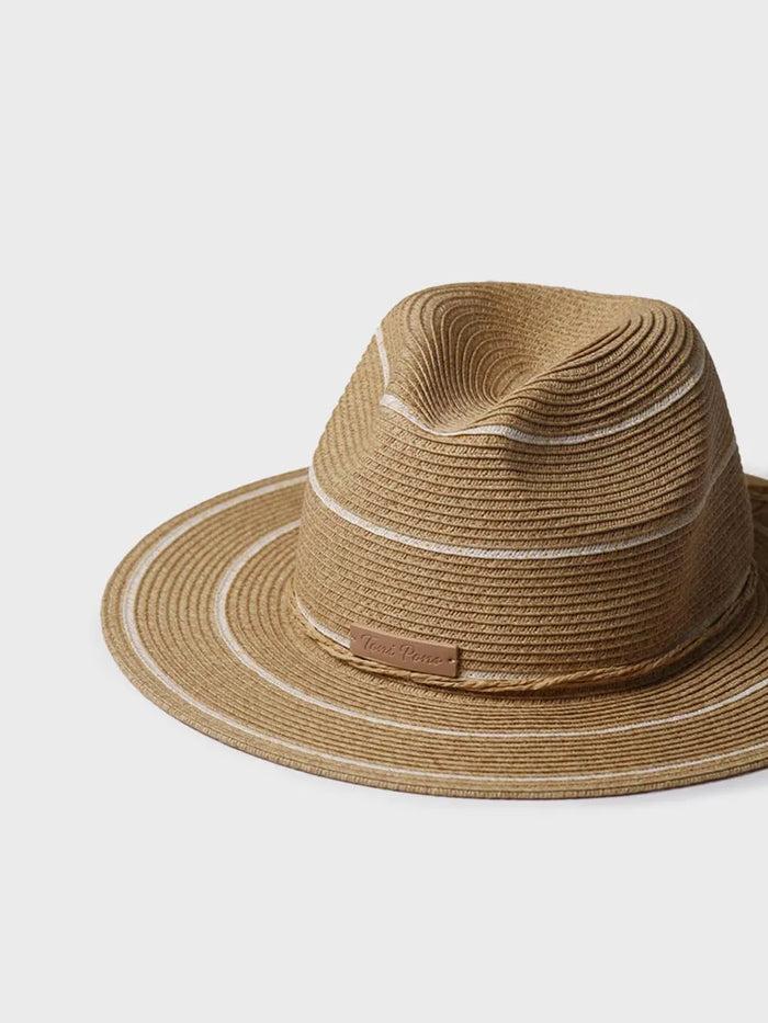 toni pons SABRINA - Sombrero de paja tipo Panamá con rayas | SABRINA Ofertas de temporada