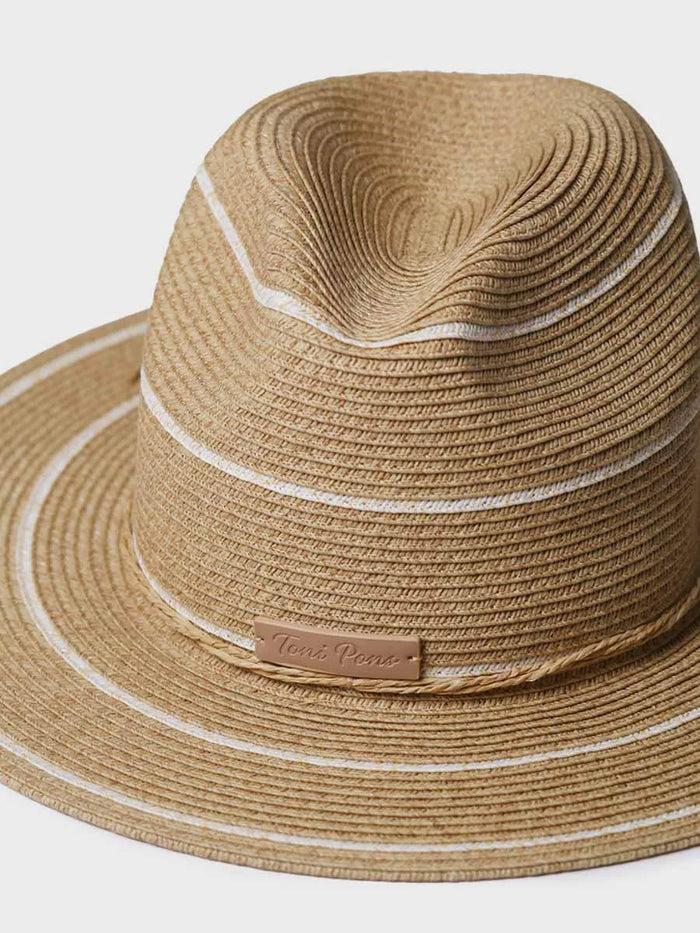 toni pons SABRINA - Sombrero de paja tipo Panamá con rayas | SABRINA Ofertas de temporada