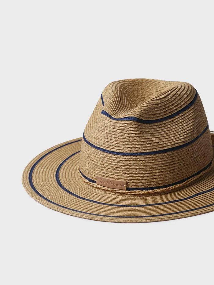 toni pons SABRINA - Sombrero de paja tipo Panamá con rayas | SABRINA Ofertas especiales