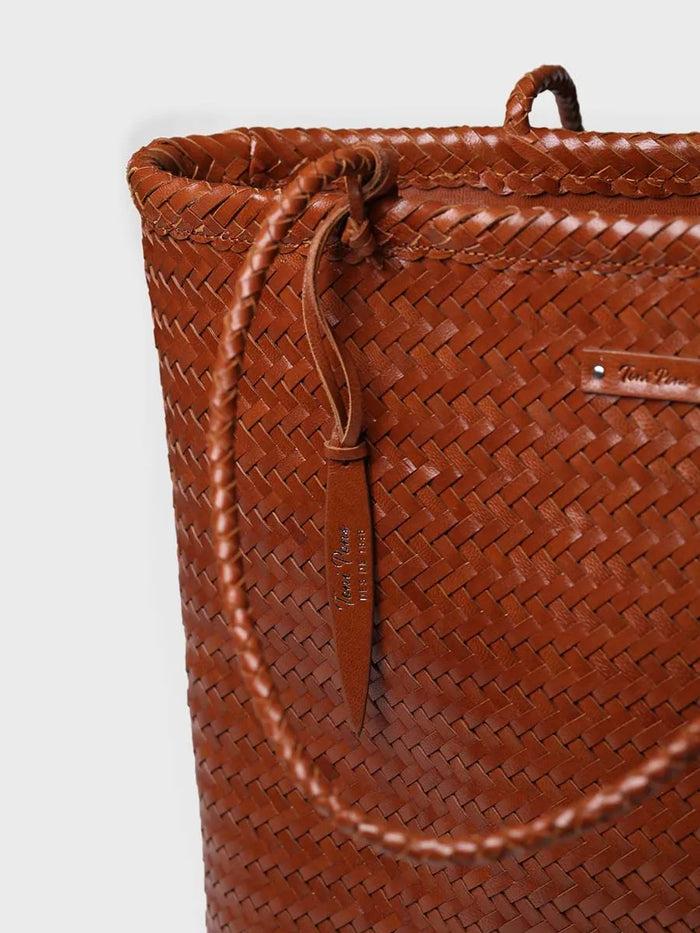 toni pons SIMONA - Bolso shopper en cuero trenzado con bolsillo interior | SIMONA Outlet
