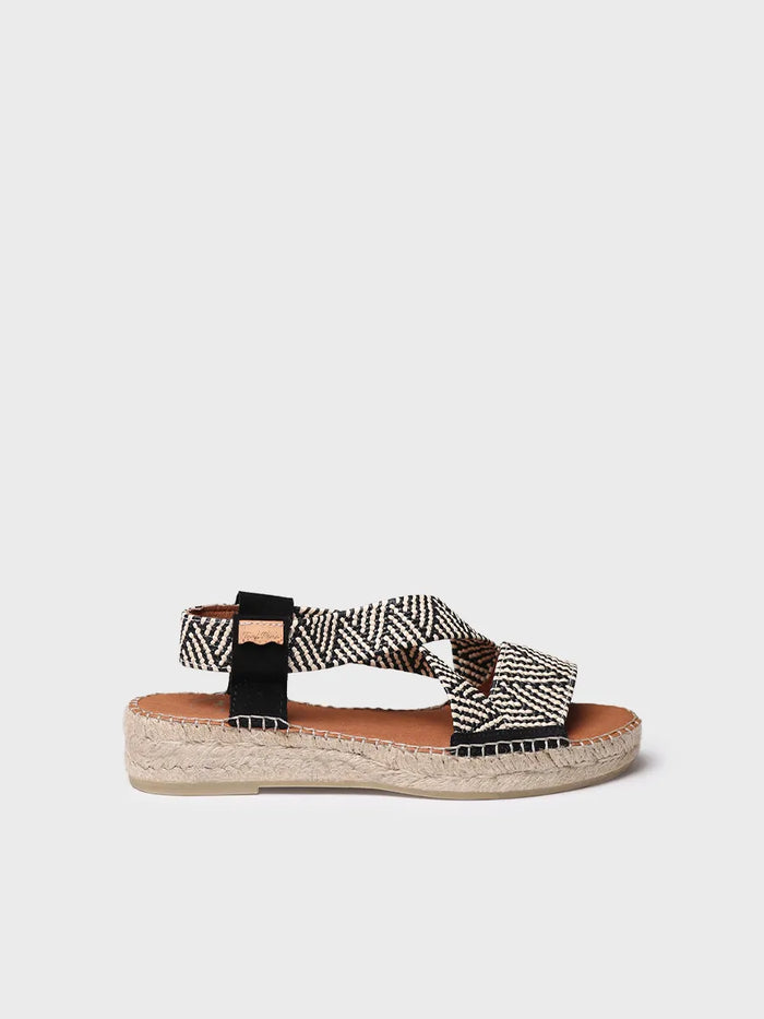 toni pons ELIANA - Alpargata abierta de mujer con elásticos multicolor | ELIANA
