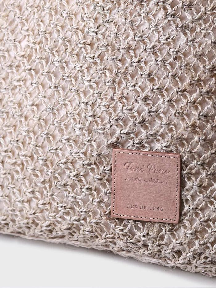 toni pons GANGES - Bolso shopper de mujer en trenza de yute | GANGES Precio de fábrica
