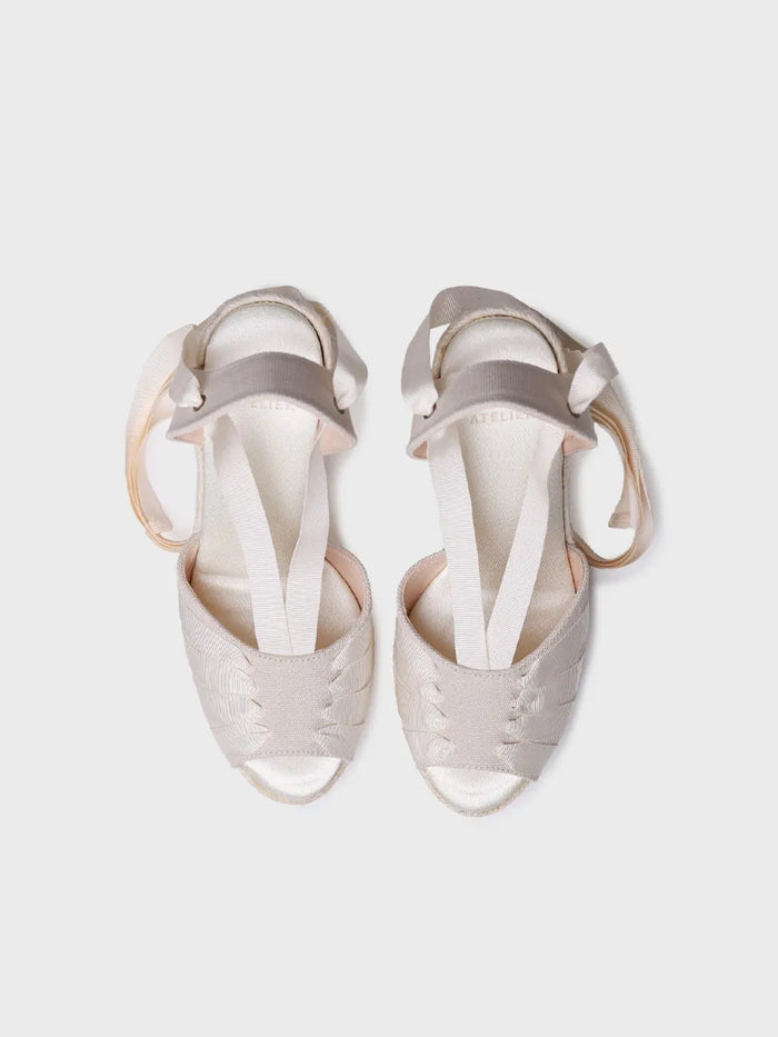 toni pons DELILAH - Alpargata de novia en tejido de algodón | DELILAH Tienda de fábrica