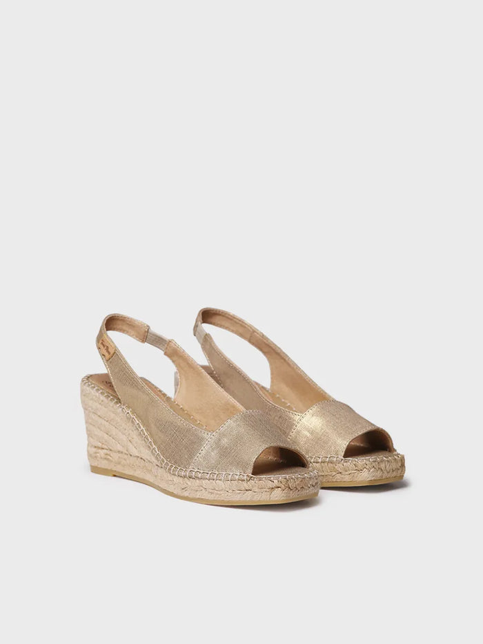 toni pons FIORE - Alpargata de cuña de mujer en yute tintado | FIORE Outlet