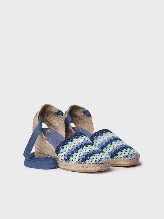 toni pons GEORGINA - Alpargata de cuña de mujer en crochet multicolor | GEORGINA Rebajas top