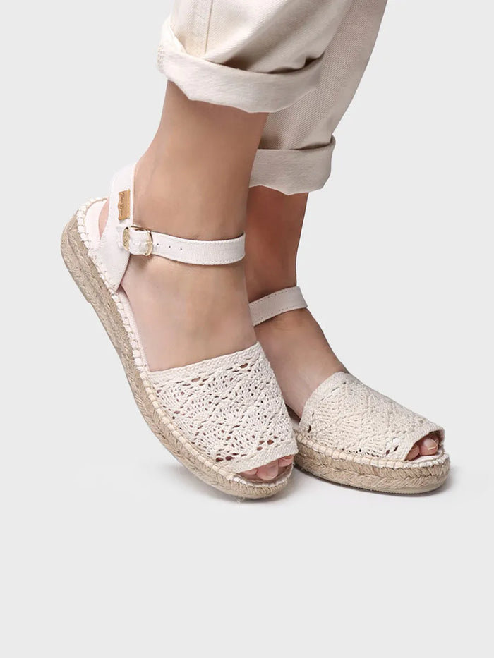 toni pons EULALIA - Sandalia de macramé tipo abarca | EULALIA Envío gratis