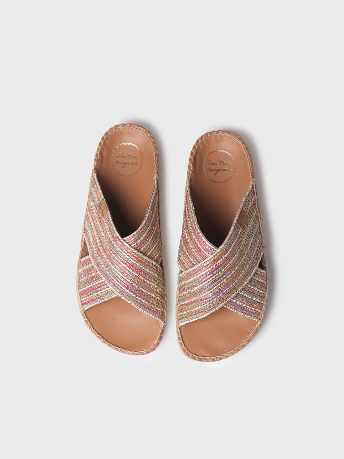 toni pons BALI-CL - Sandalia plana con tiras cruzadas | BALI-CL Oferta especial de fábrica