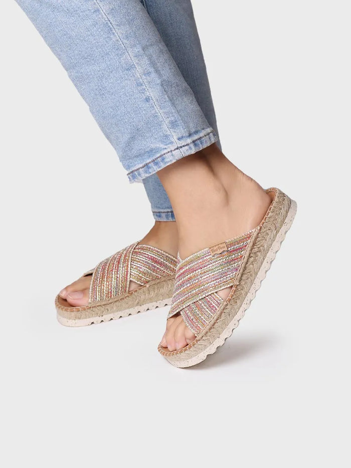 toni pons BALI-CL - Sandalia plana con tiras cruzadas | BALI-CL Oferta especial de fábrica