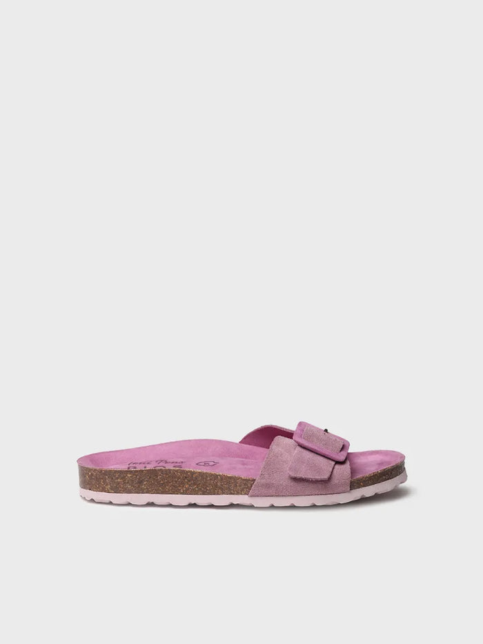 toni pons GLIDE-QT - Sandalia BIO de mujer con hebilla y suela de corcho | GLIDE-QT