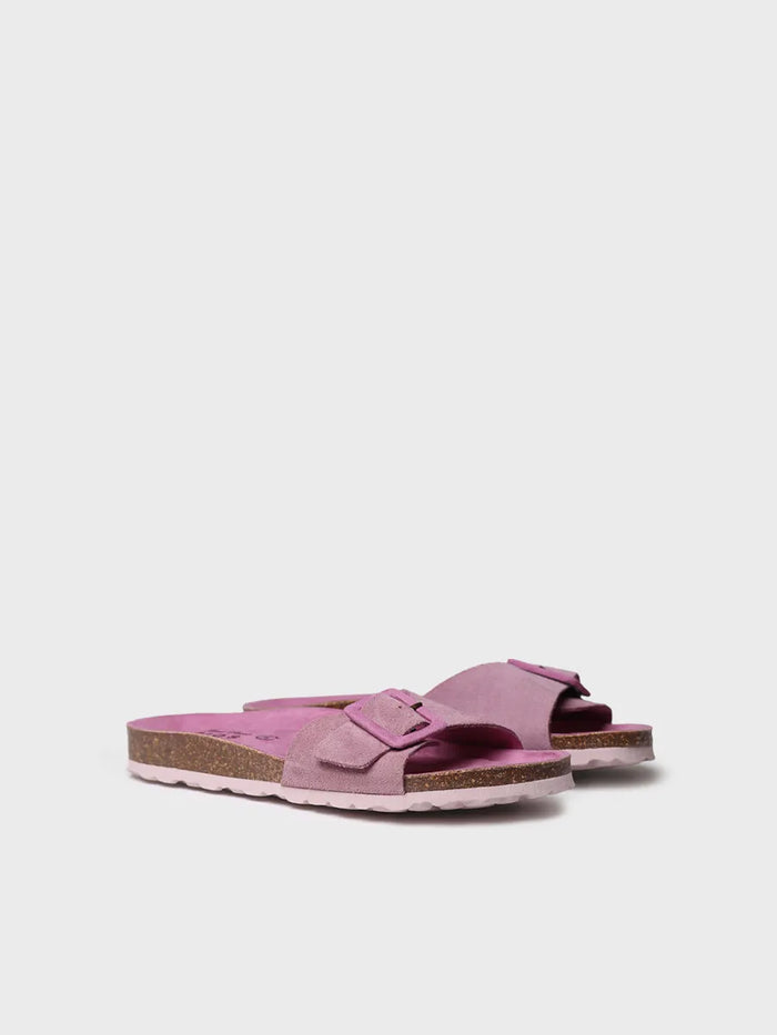 toni pons GLIDE-QT - Sandalia BIO de mujer con hebilla y suela de corcho | GLIDE-QT Rebajas de fin de temporada